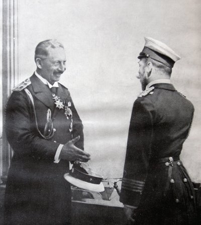 Kaiser Wilhelm II and Tsar Nicholas II, 1914 by French Photographer